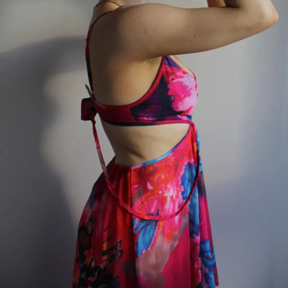 Flowy Sheer High-Low Dress (XL) - Picture 4 of 4